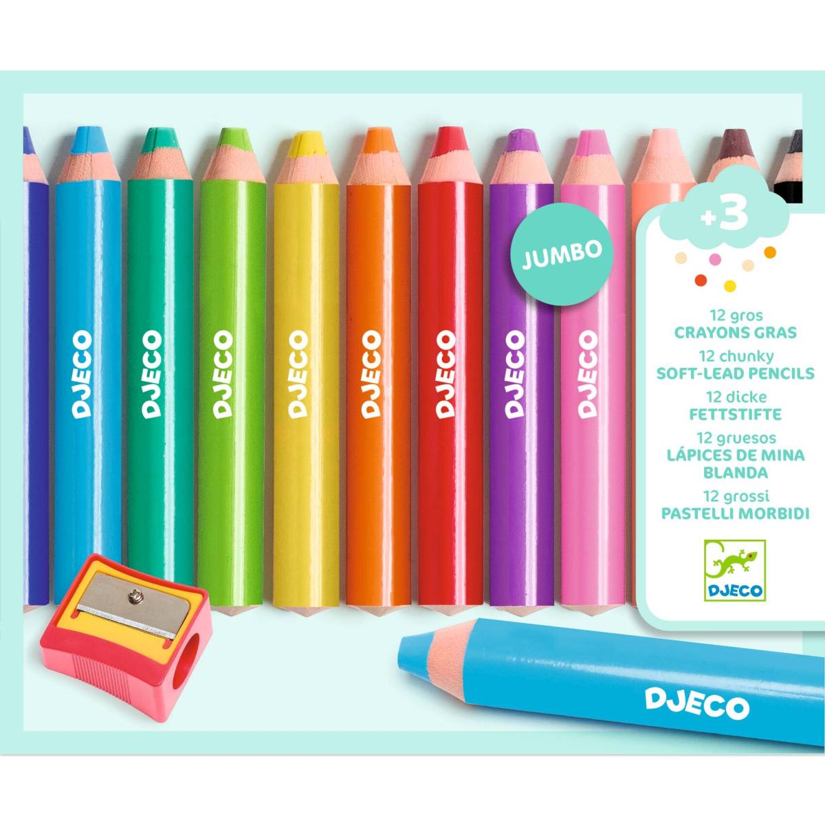 12 Dicke Wachsstifte