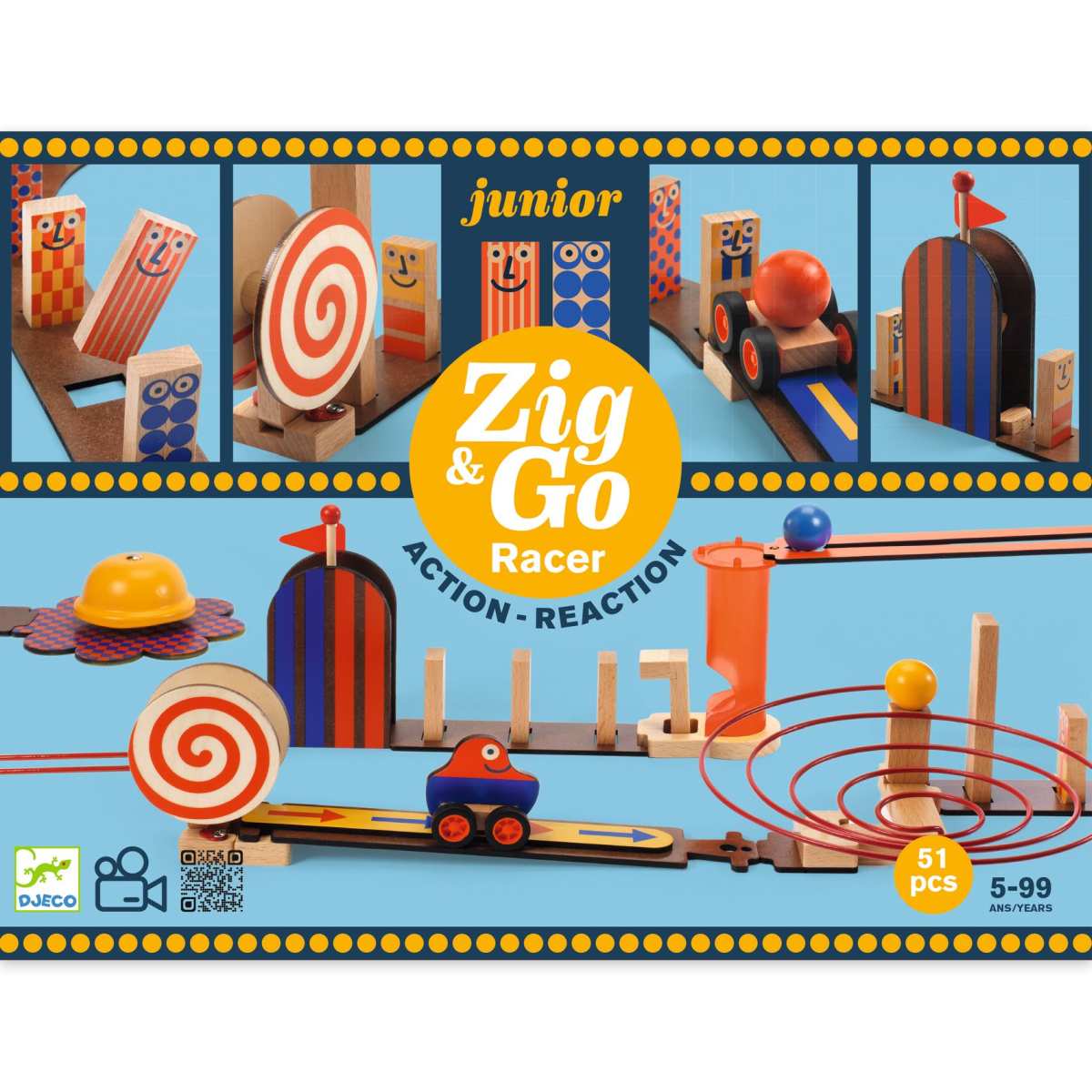 Zig & go Junior - Racer - 51 Teile