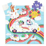 Puzzle: Wolkenauto 16 Teile