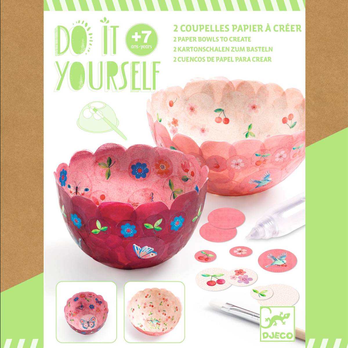 DIY: Schalen basteln rosa