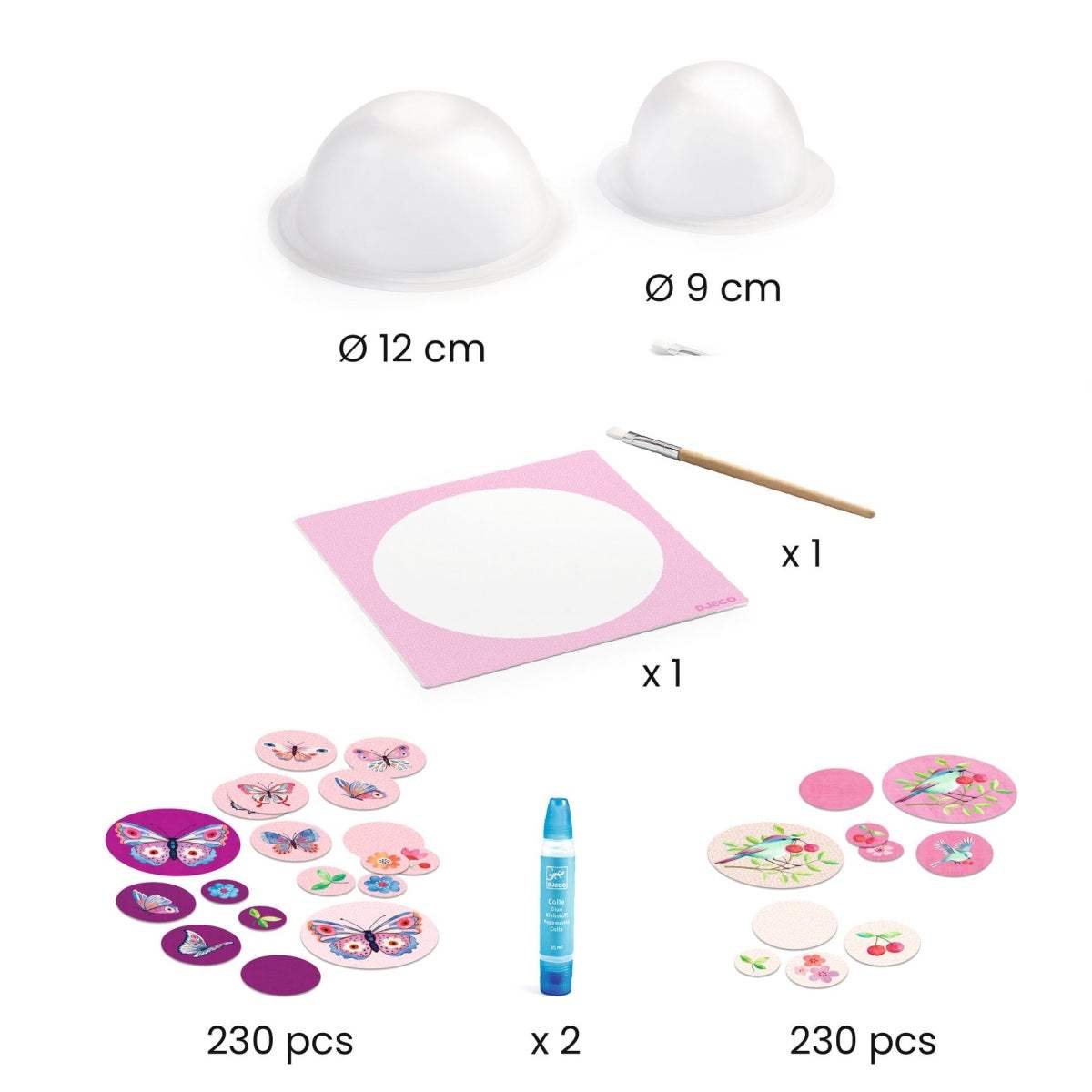 DIY: Schalen basteln rosa