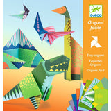 Buntes Origami Dinosaurier Set zum Falten für Kinder ab 6 Jahren