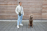 Flaschen & Leckerli Tasche- Boudi/ dark olive
