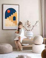 Star Cushion/ Cream White
