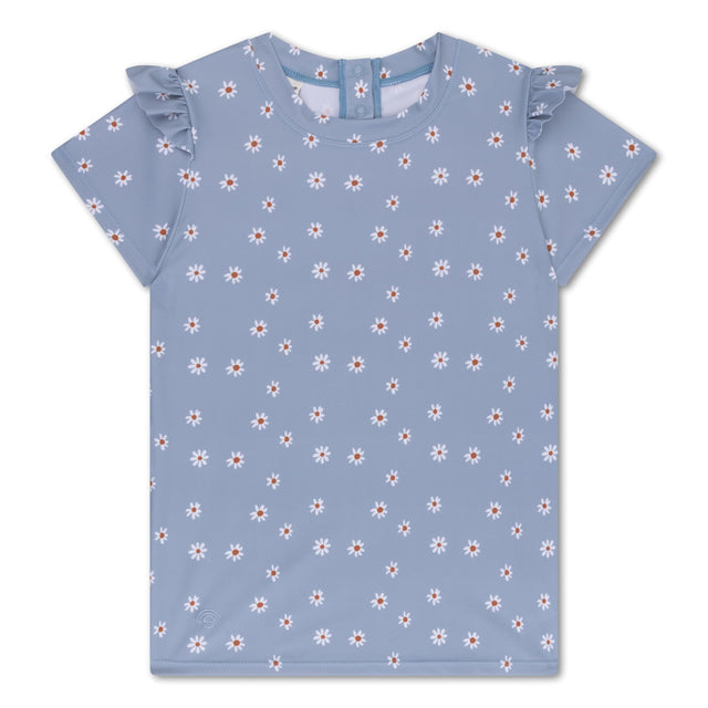 UV-Shirt für Kinder mit Gänseblümchen-Print und UV-Schutz LSF 50+