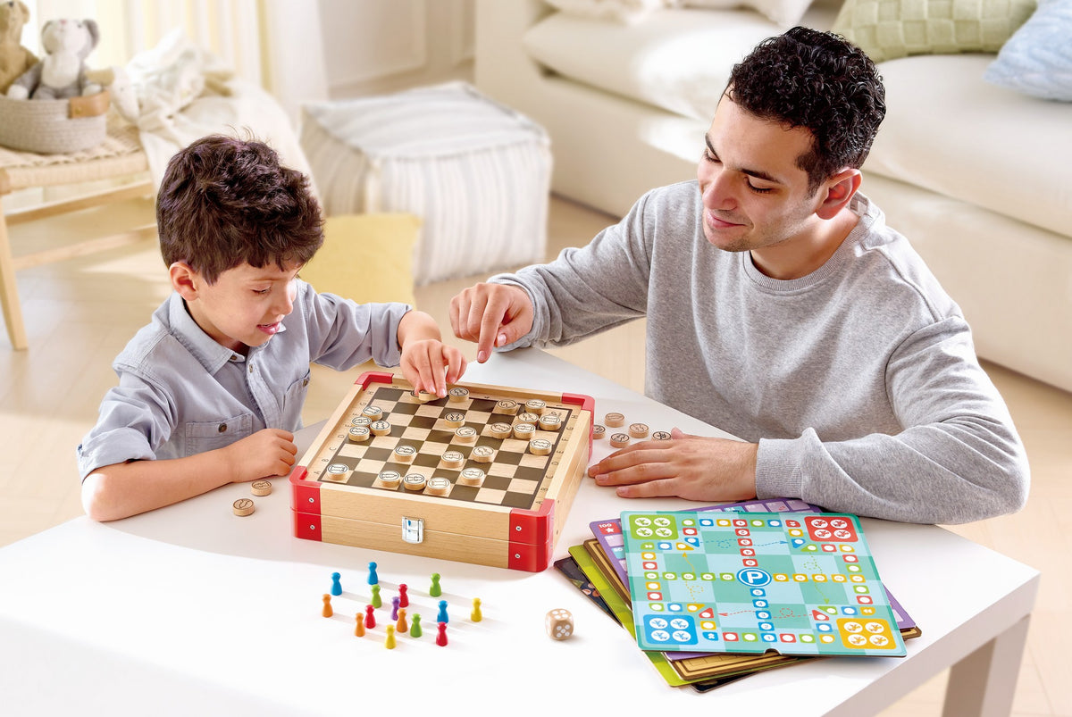 22-in-1 Spielesammlung aus Holz