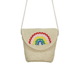 Ric Rac Regenbogen Korbtasche