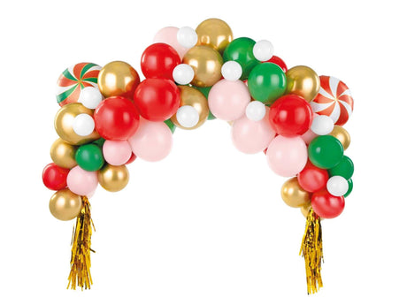 Bunte Luftballongirlande von PartyDeco für Partydeko und besondere Anlässe
