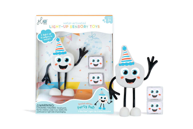 Leuchtwürfel Glo Pals Badewürfel mit bunten Farben und biegsamen Armen für Kinder ab 3 Jahren