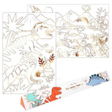 Kinderfreundliches Dino Poster mit Kupferfoliendetails auf umweltfreundlichem Papier, 762 x 502 mm, ab 3 Jahre