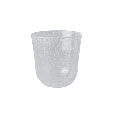 Becher Acryl Bubble Clear 410 ml transparenter langlebiger Trinkbecher aus Acryl mit Blasendesign