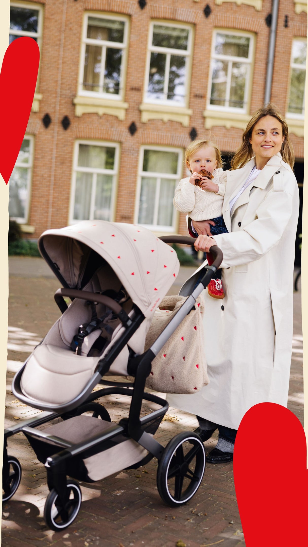 Joolz x Studio Noos Day 5 Kinderwagen inkl. Mom-Bag/ Sandy Taupe