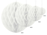 Honeycomb Ball, white