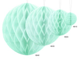 Honeycomb Ball, light mint