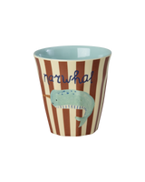 Kinderbecher Set 6er Pack/  ABC Print blau 160 ml