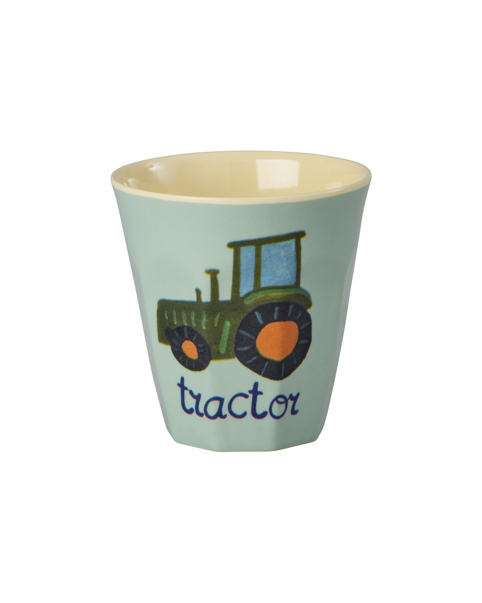 Kinderbecher Set 6er Pack/  ABC Print blau 160 ml