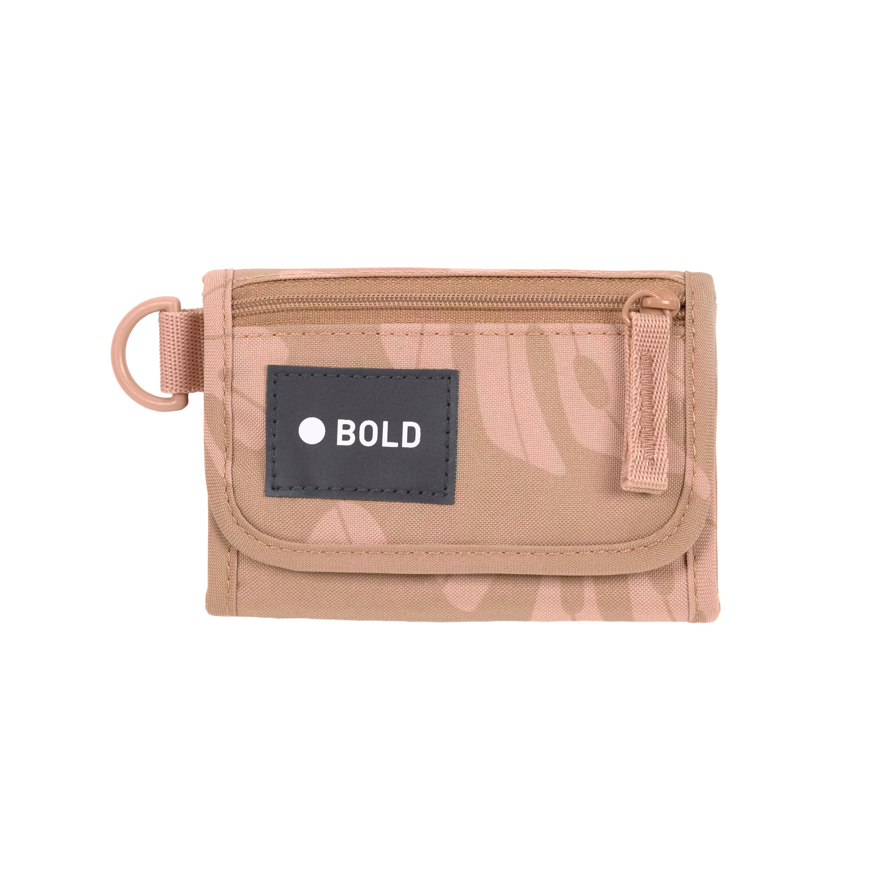 Geldbeutel - Bold Leaves Karamell