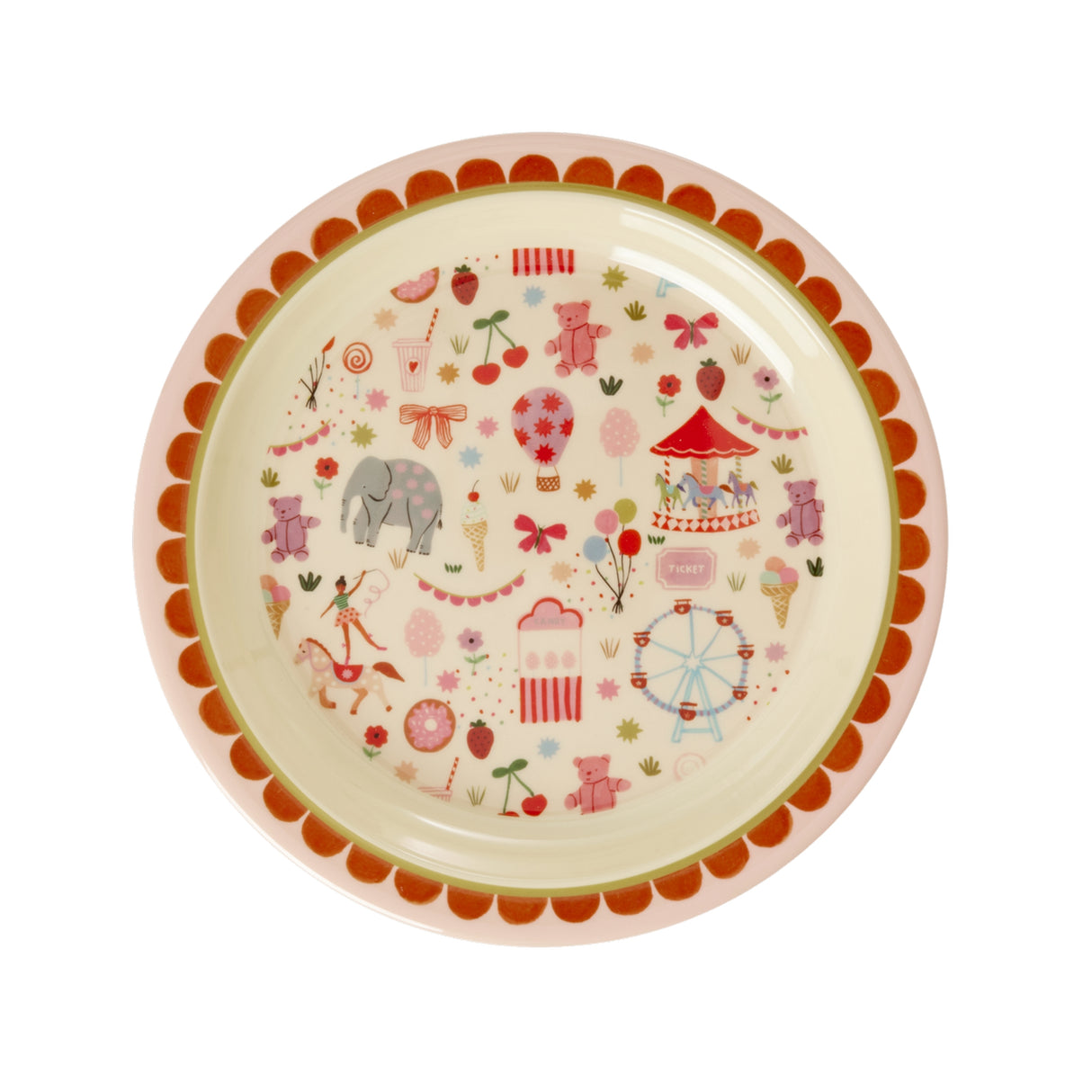 Kinderteller/ Fun Fair pink