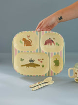 Unterteilter Kinderteller/ Sweet Jungle