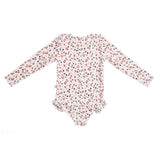 Langarm UV-  Badeanzug/ Kaki Leopard 98/104
