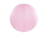 Hellrosa Papierlaterne 25 cm von Partydeco für gemütliche Partystimmung