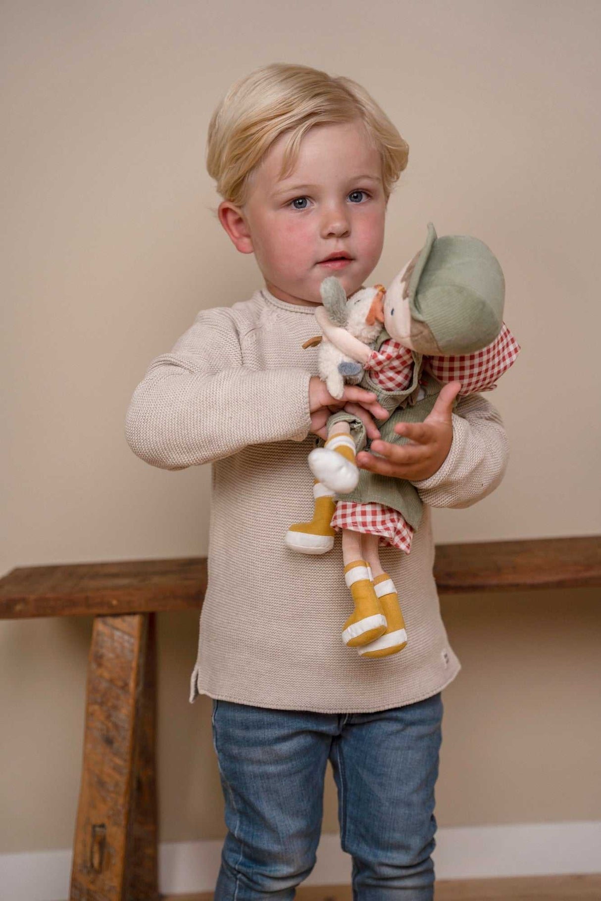 Kuschelpuppe Rosa 35cm