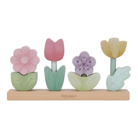Stapel-Blumen Kinderzimmer Spielzeug Pink aus Fairy Garden Kollektion von Little Dutch