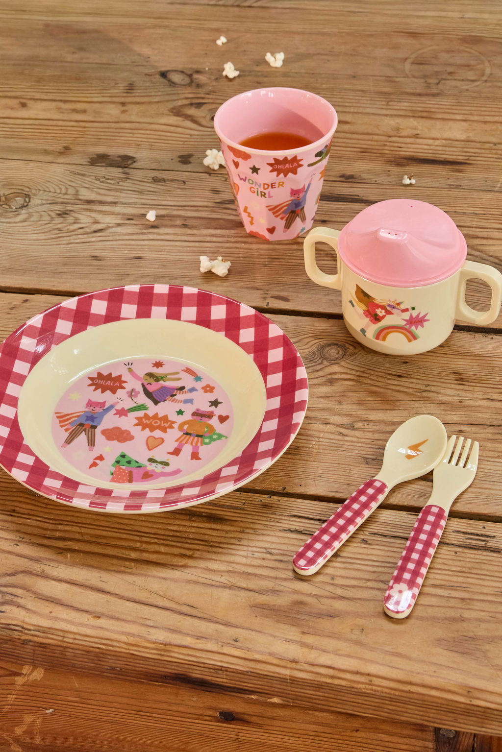Babylöffel & Gabel/ Hero Pink