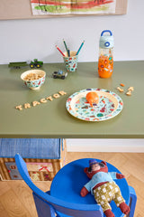 Kleine Schale/ Blue ABC Print