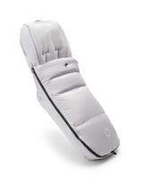 High Performance Fußsack Nebelgrau für Kinderwagen, warm, wasserfest und atmungsaktiv
