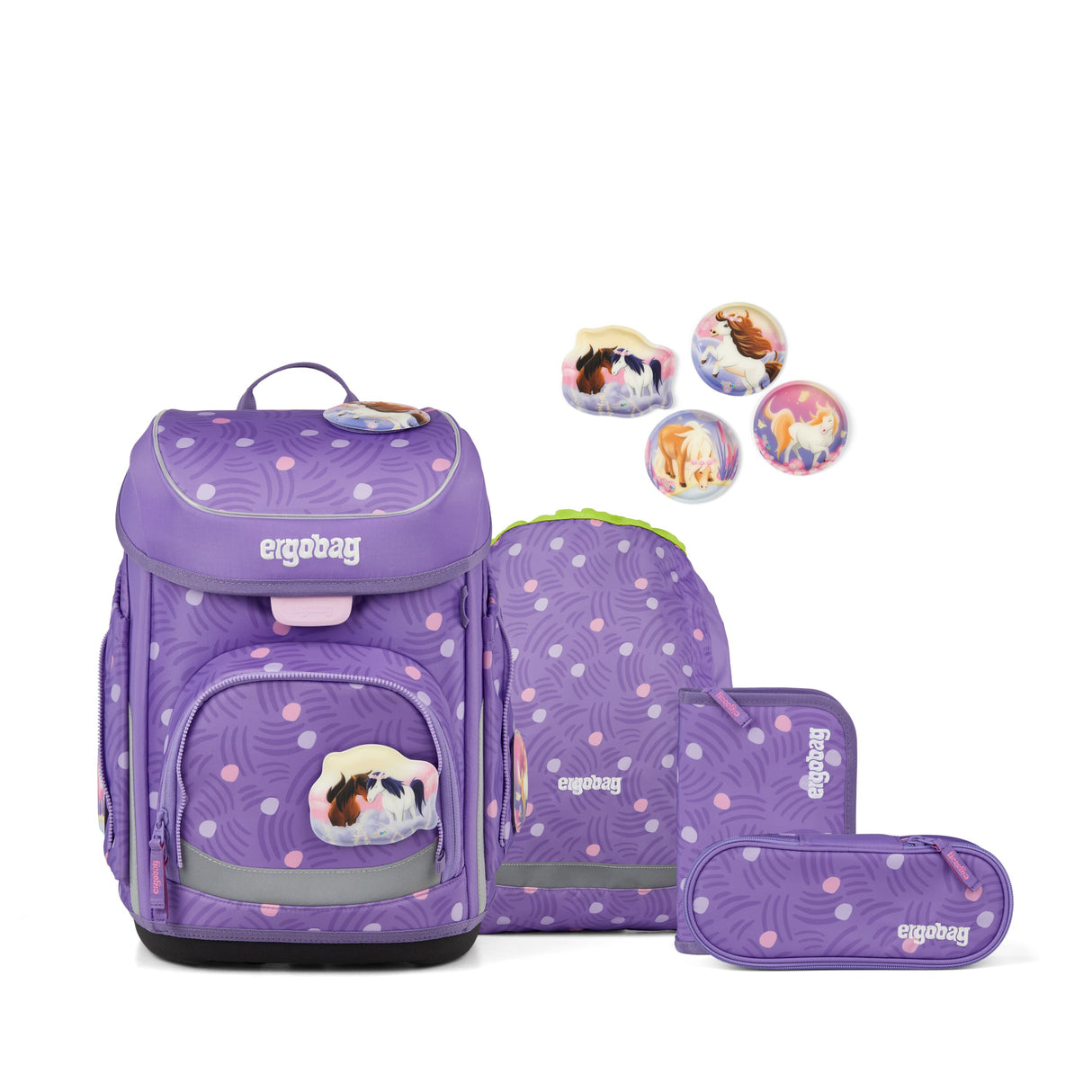 Schulranzen Set Cubo PonyBäradies