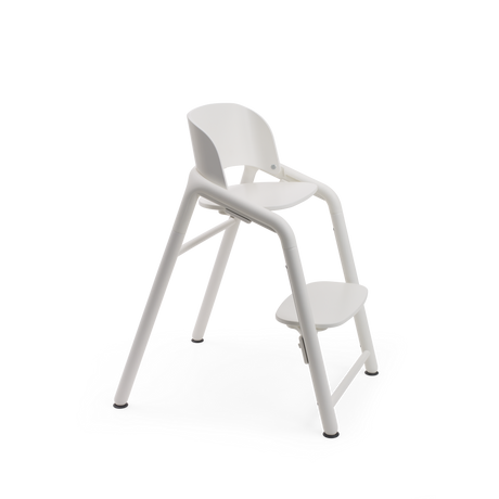 Bugaboo Giraffe Hochstuhl aus weiß lackiertem Buchenholz mit verstellbarer Sitzhöhe und ergonomischem Design