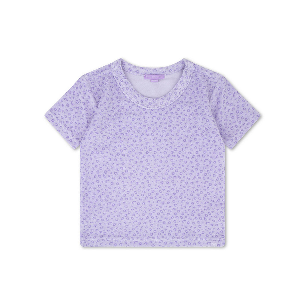 Zweiteiler/ Lila Leopard 122/128