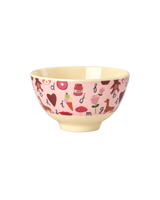 Kleine Schale/ Pink ABC Print