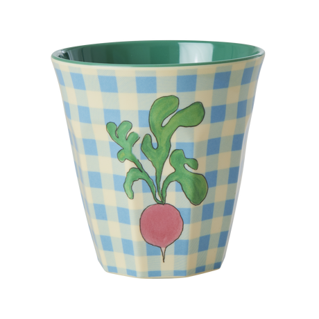 Becher Ravishing Radish 250 ml Melaminbecher mit radieschen Muster, 250 ml, BPA-frei, spülmaschinenfest