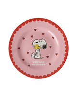 Beilagenteller/ Snoopy Rosa