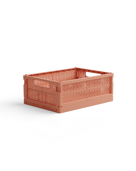 Peachy Aufbewahrungsbox midi aus recyceltem Plastik, faltbar und stapelbar, 33x24x13 cm