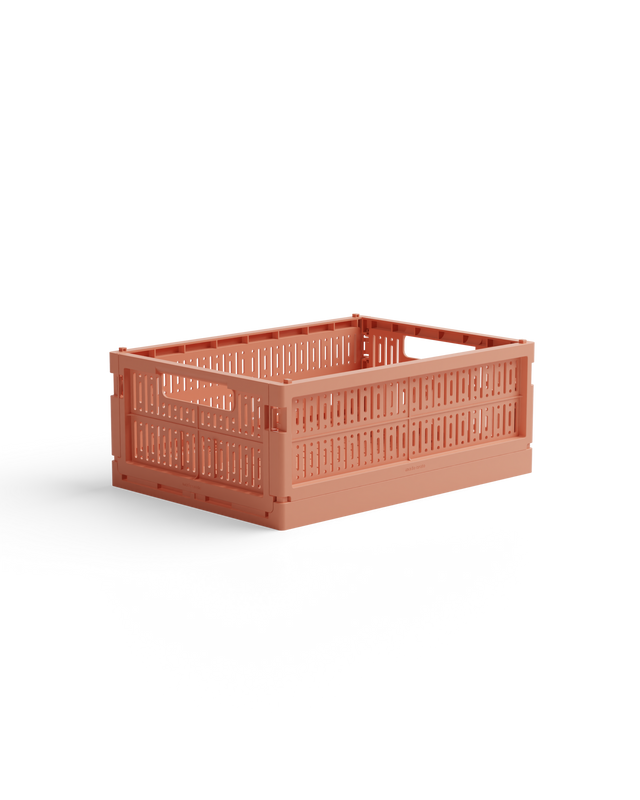 Peachy Aufbewahrungsbox midi aus recyceltem Plastik, faltbar und stapelbar, 33x24x13 cm