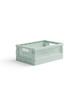 Minty Aufbewahrungsbox mini aus recyceltem Plastik, stapelbar und zusammenklappbar