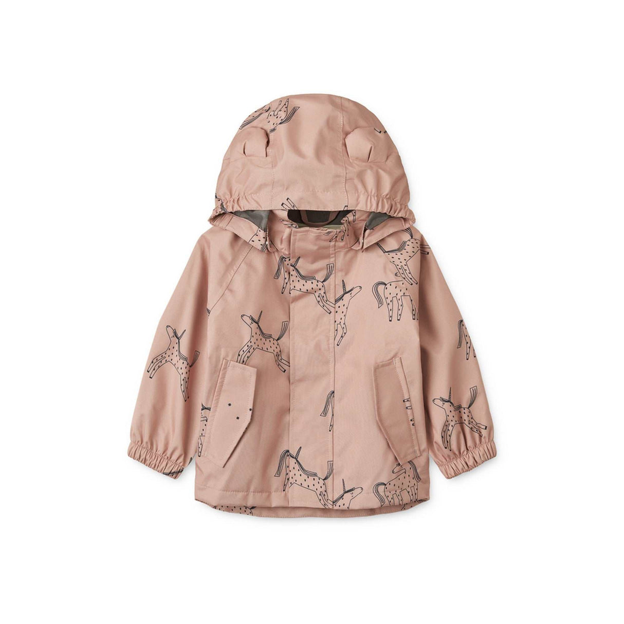 Regenjacke Manu von Liewood mit abnehmbarer Kapuze und Softshell-Material für hohen Wetterschutz