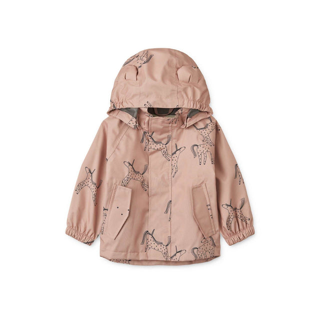 Regenjacke Manu von Liewood mit abnehmbarer Kapuze und Softshell-Material für hohen Wetterschutz