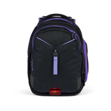 Schulrucksack Purple Phantom in lila mit ergonomischem Design, extra Fronttasche und 5 Liter Erweiterung, nachhaltig aus recyceltem Material