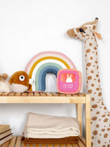 Wecker mit Nachtlicht- Zebra Pink