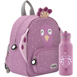 Schulset - Rucksack & Trinkflasche - Mrs. Peacock