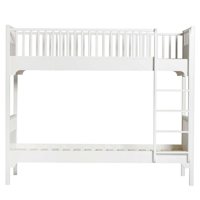Seaside Etagenbett 90x200 mit gerader Leiter und skandinavischem Design