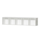 Wood Regal 5x1 mit Sockel kinderfreundliches nordisches Design Holzregal zum Wandmontieren oder Aufstellen