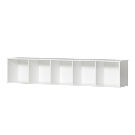 Wood Regal 5x1 mit Sockel kinderfreundliches nordisches Design Holzregal zum Wandmontieren oder Aufstellen