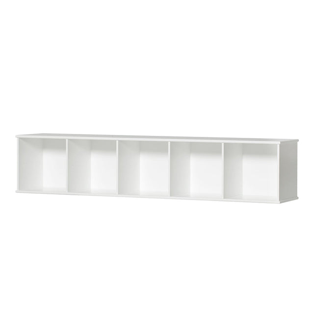 Wood Regal 5x1 mit Sockel kinderfreundliches nordisches Design Holzregal zum Wandmontieren oder Aufstellen