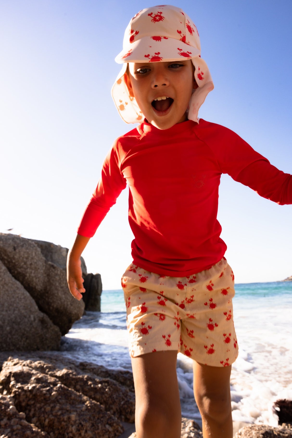 UV- Langarmshirt/ Krabbe 98/104
