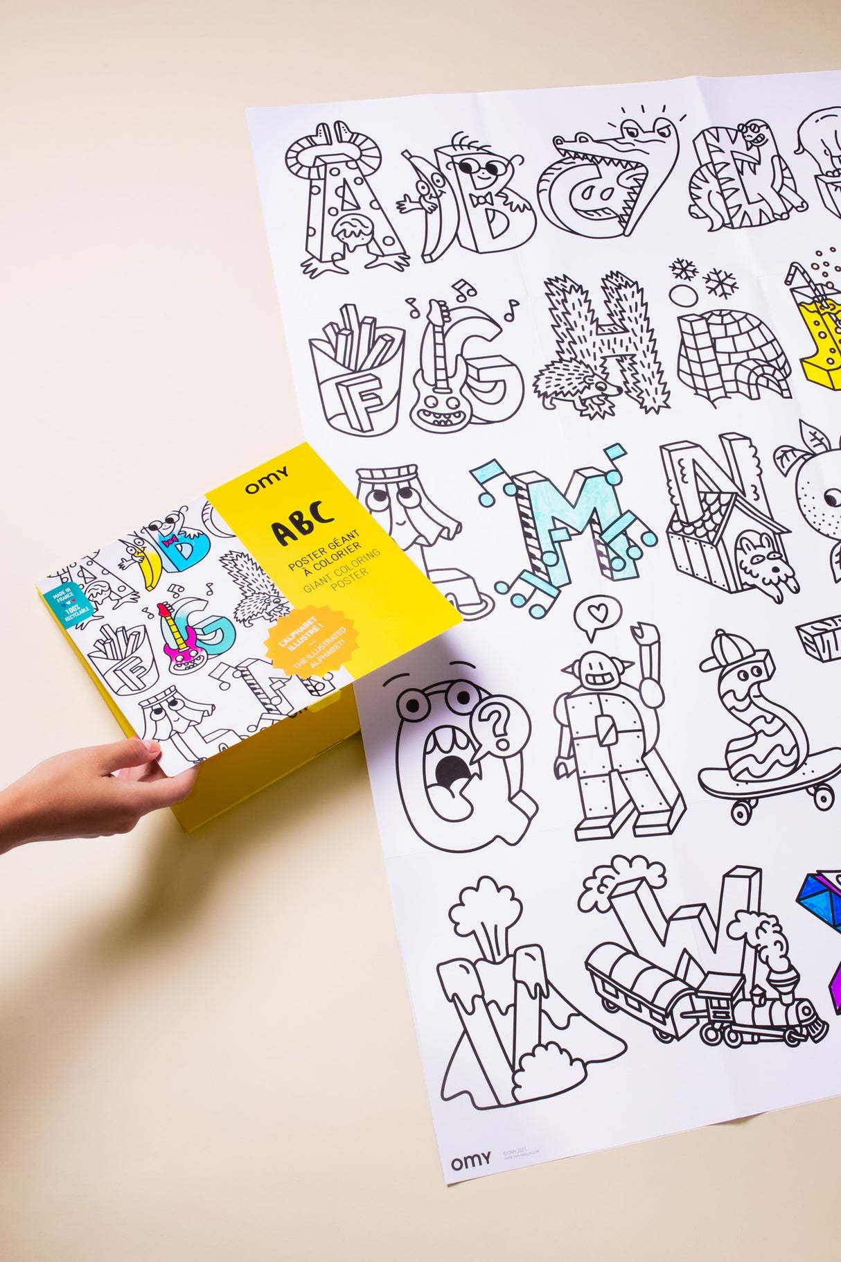 Giant Coloring  Poster/ Abc